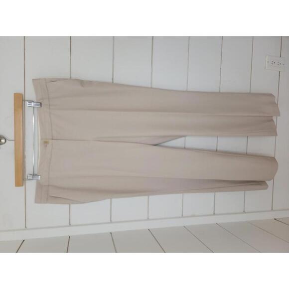 Talbots size 16 light tan signature boot dress pants - Picture 1 of 5